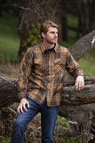 312 Men's Mocha Brown Flannel Shirt