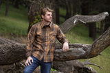 312 Men's Mocha Brown Flannel Shirt