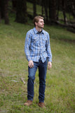 312 Men's Sky / Khaki Flannel Shirt