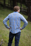 312 Men's Sky / Khaki Flannel Shirt