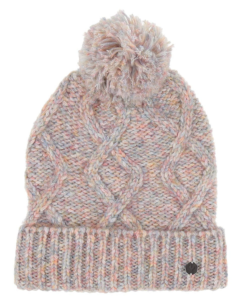 Knit Beanie in Rose Pink