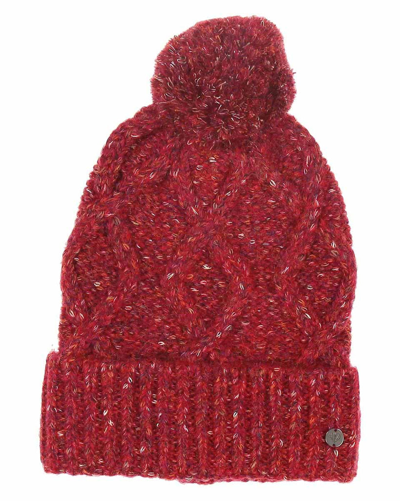 Knit Beanie in Red