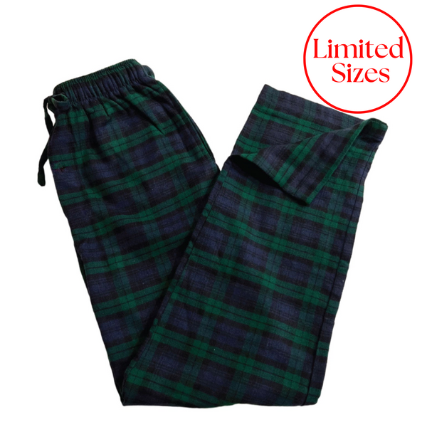 501A / Flannel Lounge Pants in Black Watch