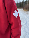 Full Zip Hoody In Red