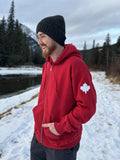 Full Zip Hoody In Red