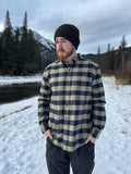 812 Navy and Sage Men's Flannel Shirt