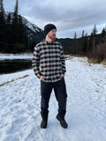 812 Navy and Sage Men's Flannel Shirt