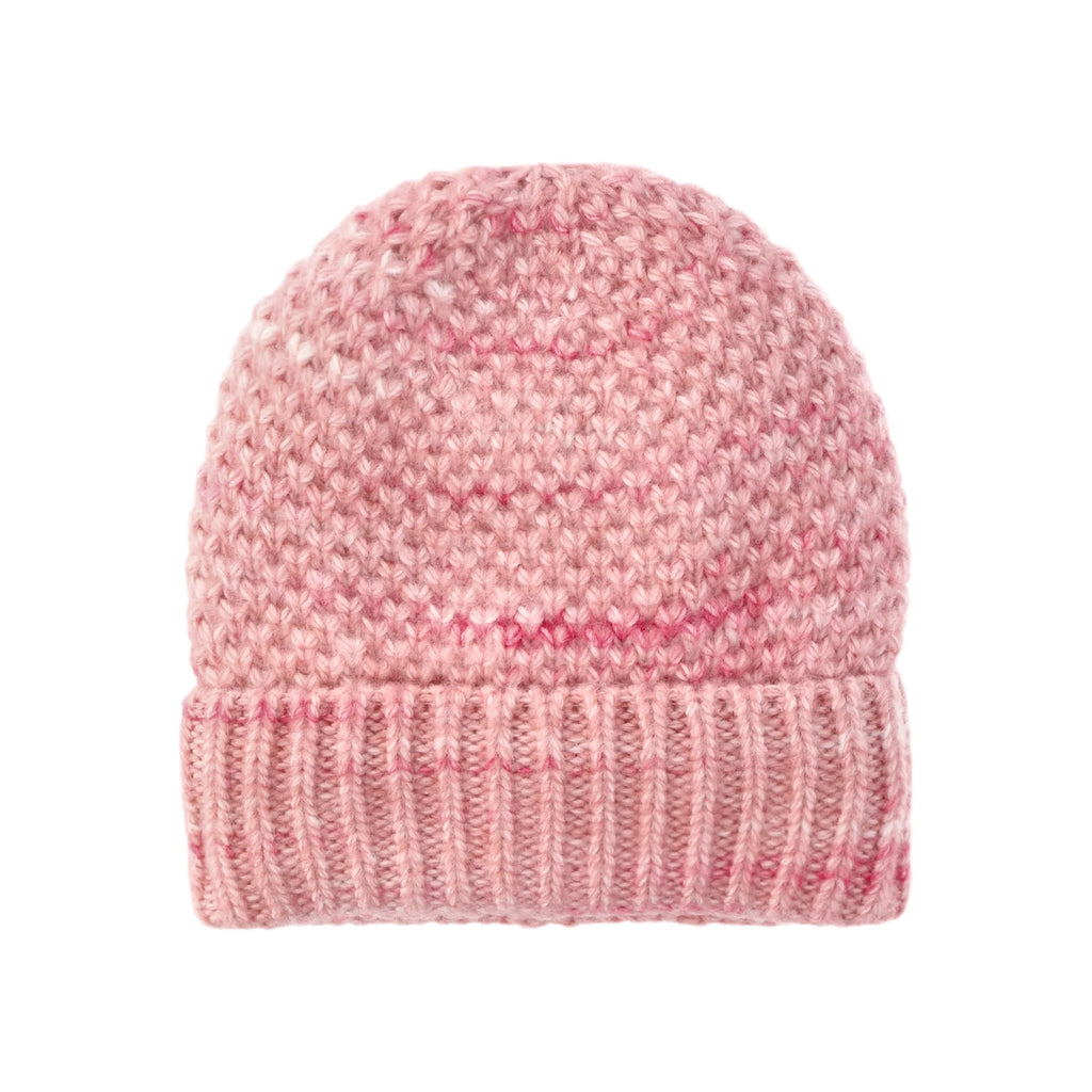 Knit Beanie- Pink Combo