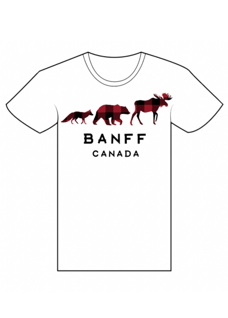 White Banff 3 Animal T-Shirt