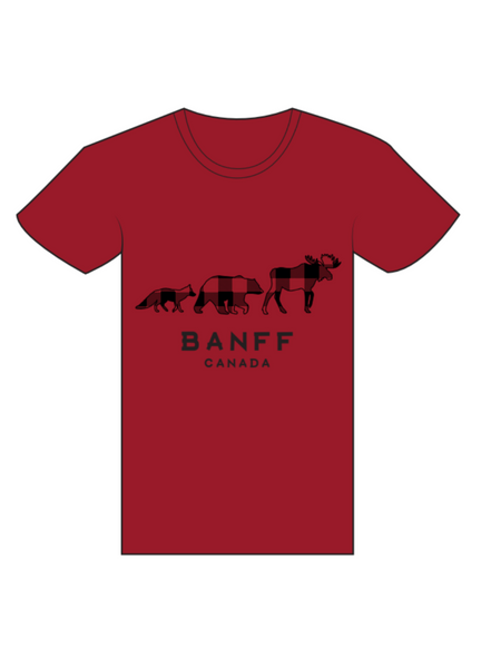 Red Banff 3 Animal T-Shirt