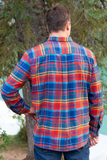 812 Orange Men's Flannel Shirt