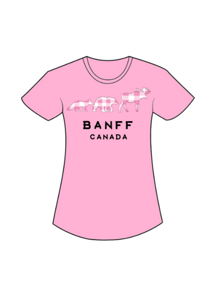 Pink Banff 3 Animal T-Shirt