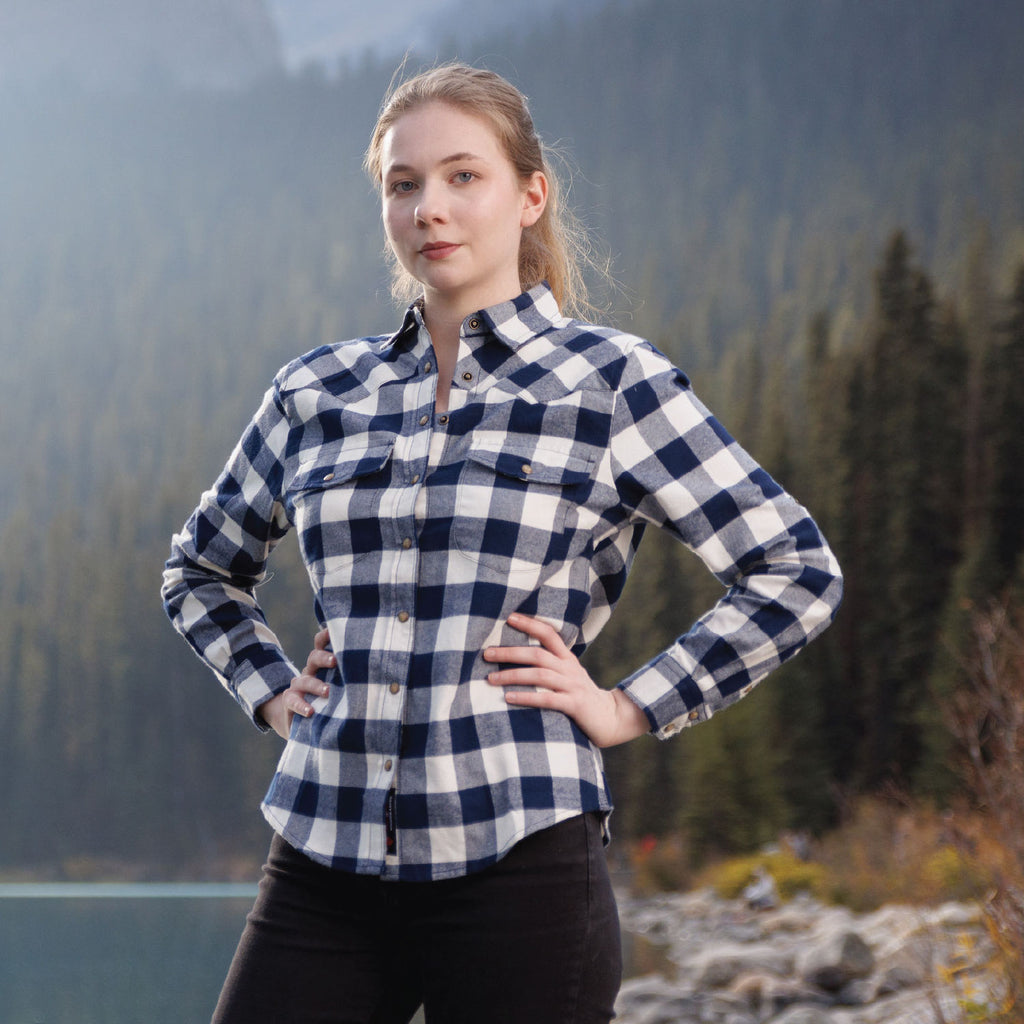 Female BOXERS Flannel- Maple Leaf